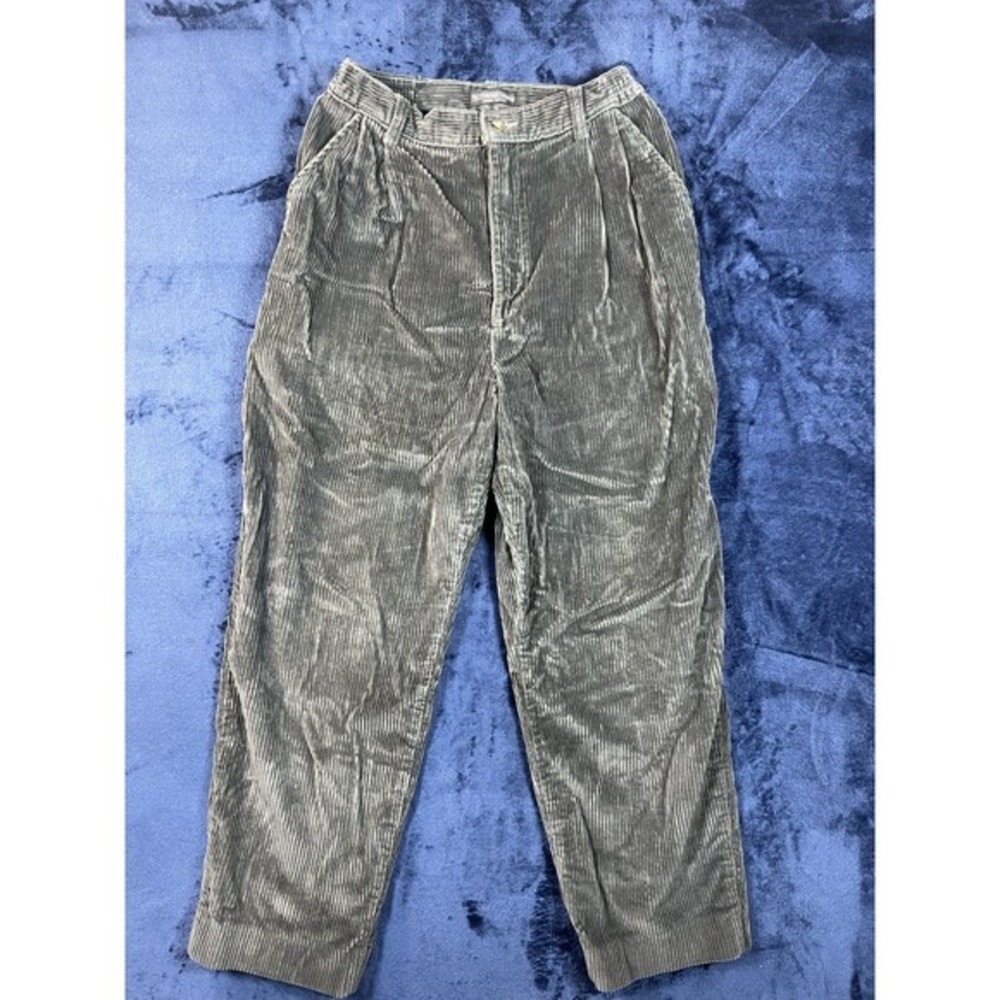 J Peterman Corduroy Pants Pleated Size 6